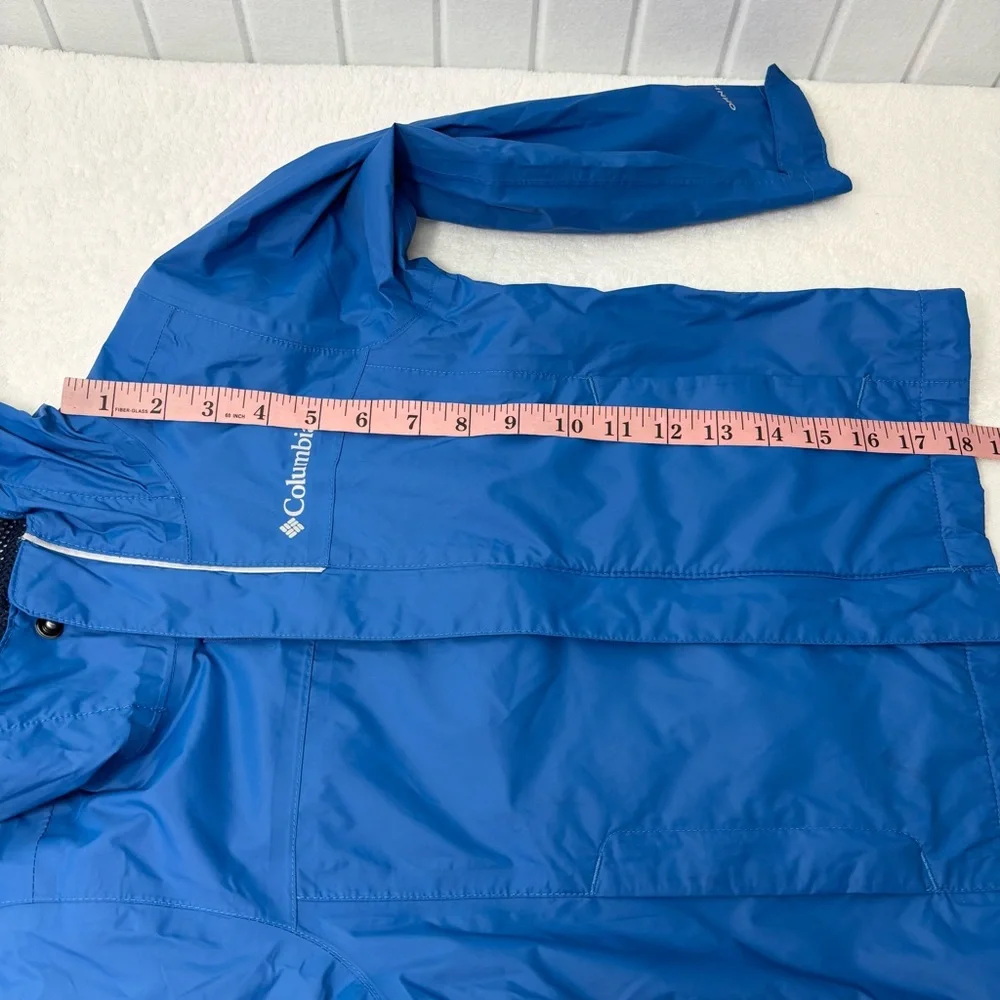 Columbia Blue Raincoat Lightweight‎ Full-Zip Size XSS (4-5)